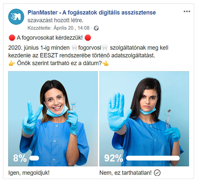 Ugyanaz a nő mutat okét meg nemet is fogorvosi ruhában kék háttérrel